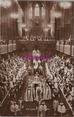 Royalty Postcard - King George VI Coronation Procession  DZ170