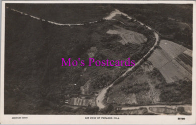 Somerset Postcard - Air View of Porlock Hill  DZ15