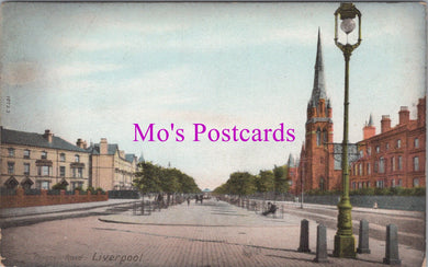 Lancashire Postcard - Princes Road, Liverpool  DZ178