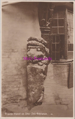 Sussex Postcard - Figure Head on Star Inn, Alfriston  DZ189