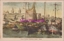 Load image into Gallery viewer, Malta Postcard - Grand Harbour Extension Marsa  DZ207
