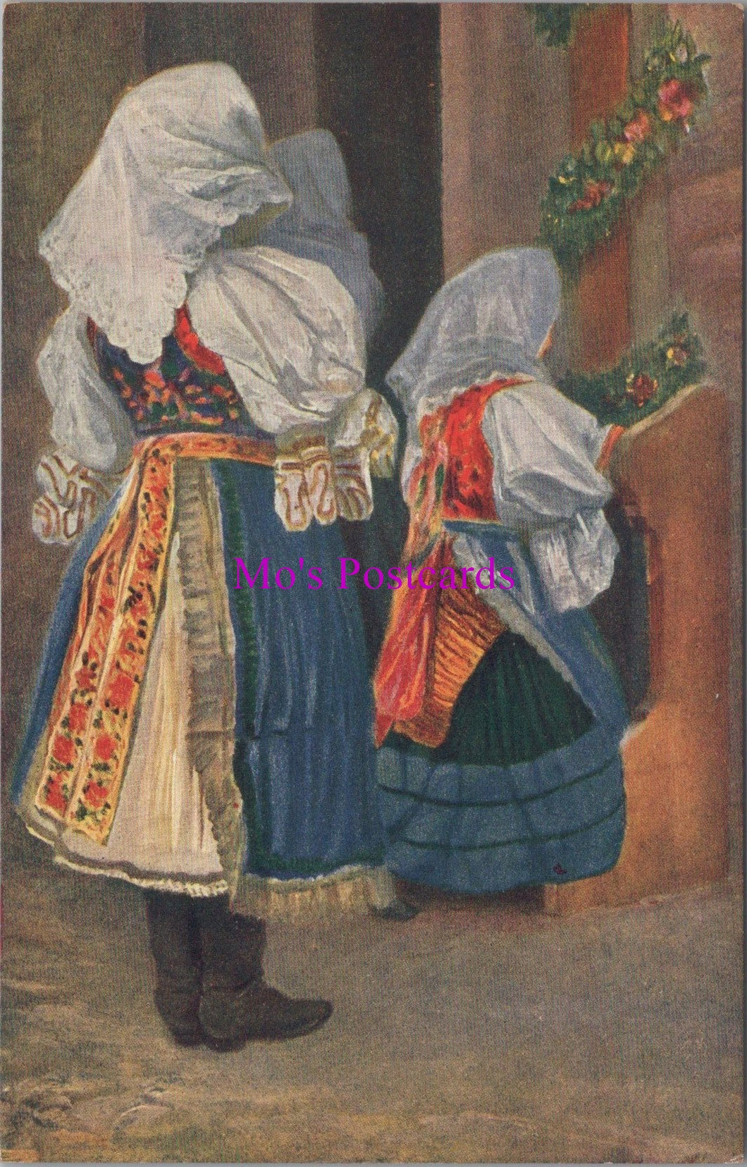 Slovakia Postcard - National Types of Costume   DZ213