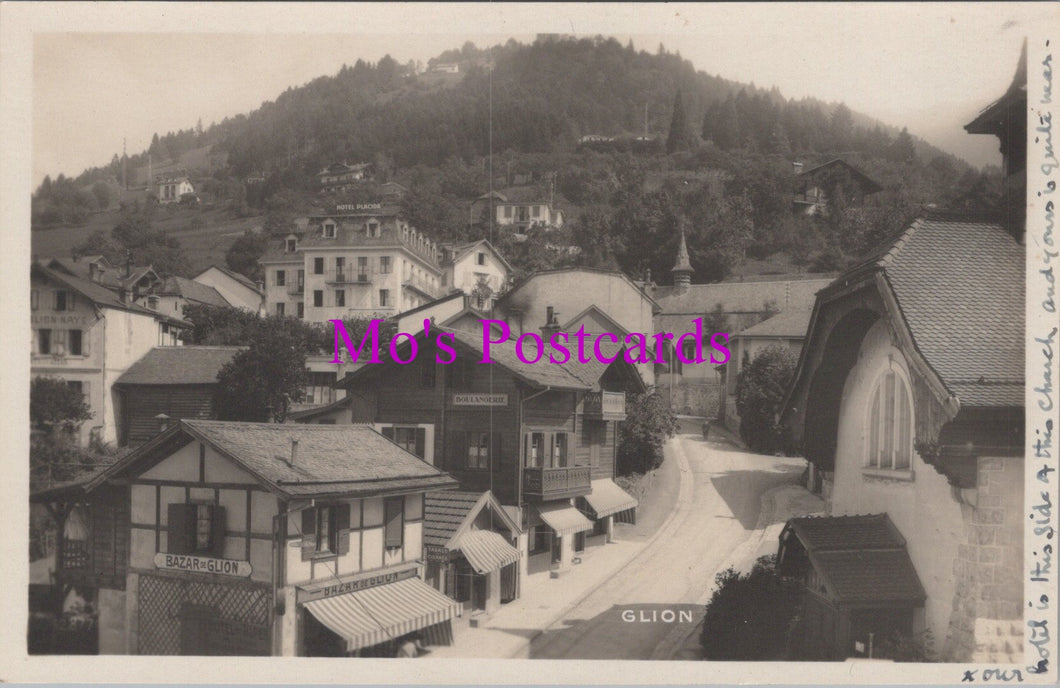 Switzerland Postcard - Glion Village, Montreux, Vaud   DZ214