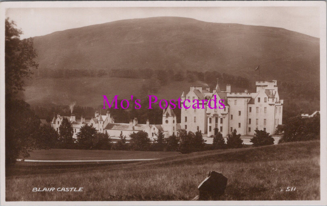 Scotland Postcard - Blair Castle, Blair Atholl  DZ247