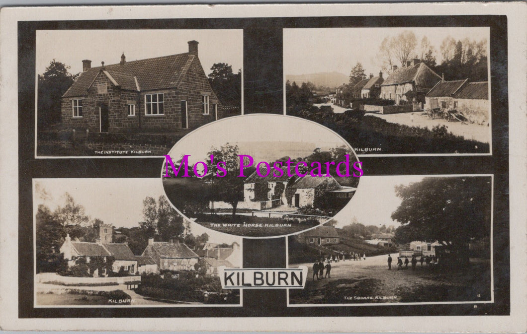 Yorkshire Postcard - Views of Kilburn Village  SW15112