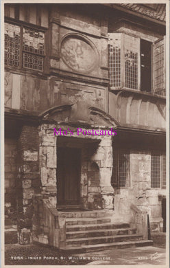 Yorkshire Postcard - York, St William's College Inner Porch  SW16657