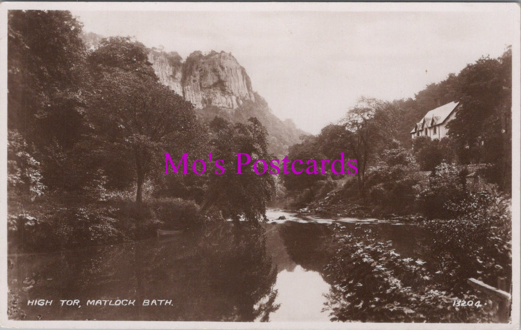 Derbyshire Postcard - High Tor, Matlock Bath   SW16665