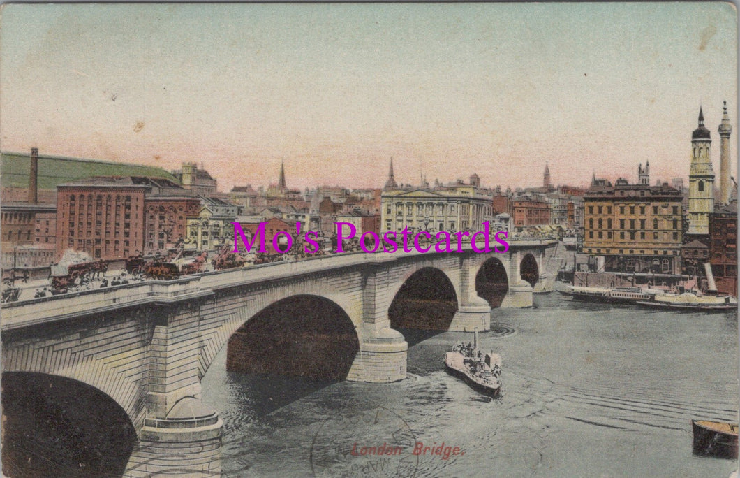 London Postcard - London Bridge and River Thames  SW16668