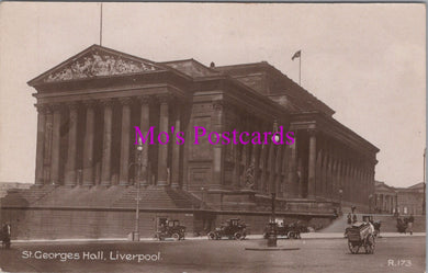 Lancashire Postcard - Liverpool, St George's Hall   SW16693