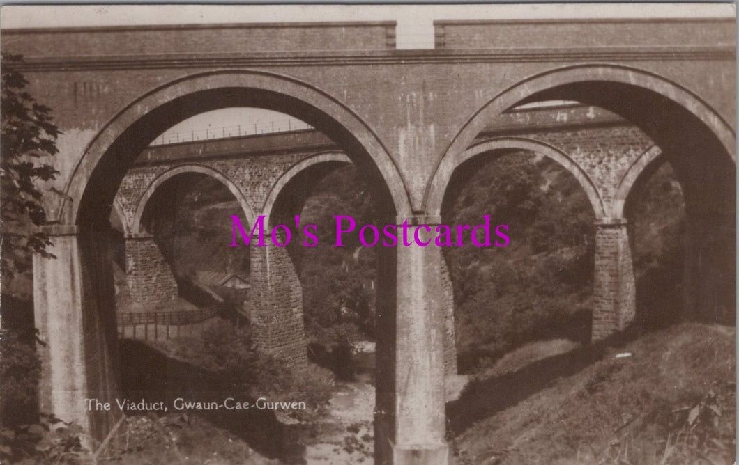 Wales Postcard - Gwaun-Cae-Gurwen, The Viaduct  SW16149