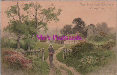 Sussex Postcard - The Village Church, Clayton SW16245