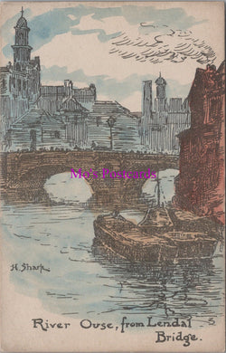 Yorkshire Postcard - York, River Ouse From Lendal Bridge  SW16247