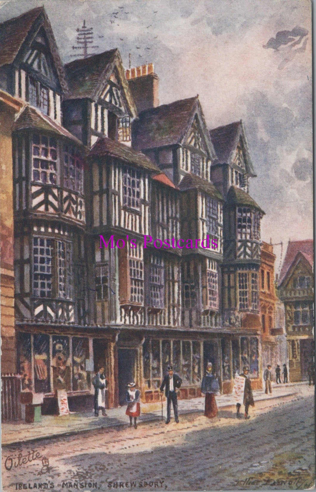 Shropshire Postcard - Ireland's Mansion, Shrewsbury  SW16250