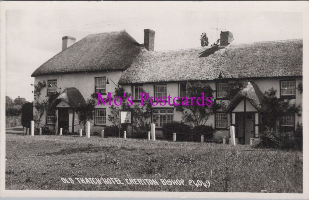 Devon Postcard - Old Thatch Hotel, Cheriton Bishop   SW15684