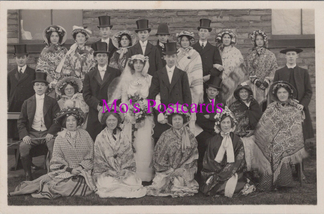 Ancestors Postcard - Fantastic Wedding Group From Halifax  SW14933