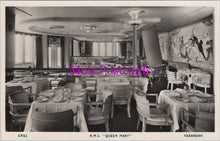 Load image into Gallery viewer, Shipping Postcard - R.M.S.&quot;Queen Mary&quot; Ocean Liner. Verandah Grill SW14935
