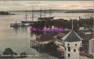 Canada Postcard - Nanaimo Bastion and Harbour, British Columbia  SW14945