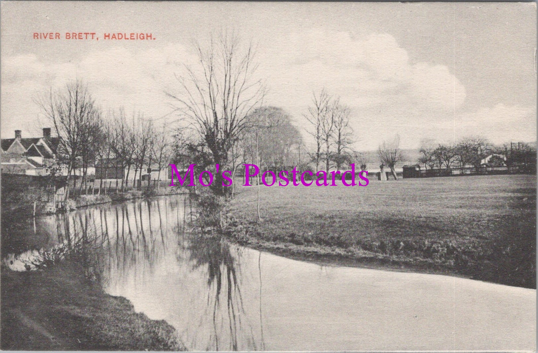 Suffolk Postcard - River Brett, Hadleigh   SW14987