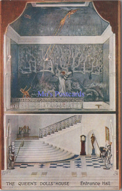 Royalty Postcard - The Queen's Dolls' House, Entrance Hall   DZ88