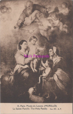 Art Postcard - Paris, Musee Du Louvre, Murillo, La Sainte Famille SW15141