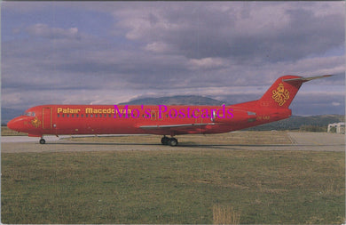 Aviation Postcard - Fokker 100 Palair Macedonian Aeroplane SW15149