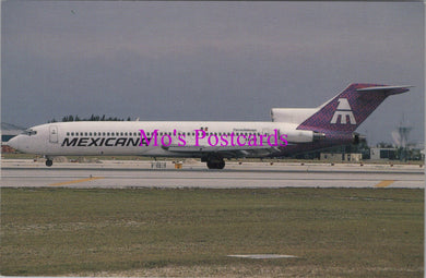 Aviation Postcard - Boeing 727-264 Mexicana Aeroplane SW15157