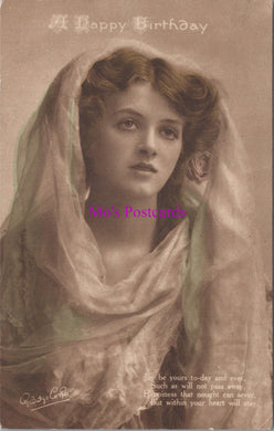 Actress Postcard - Gladys Cooper. A Happy Birthday  SW15158