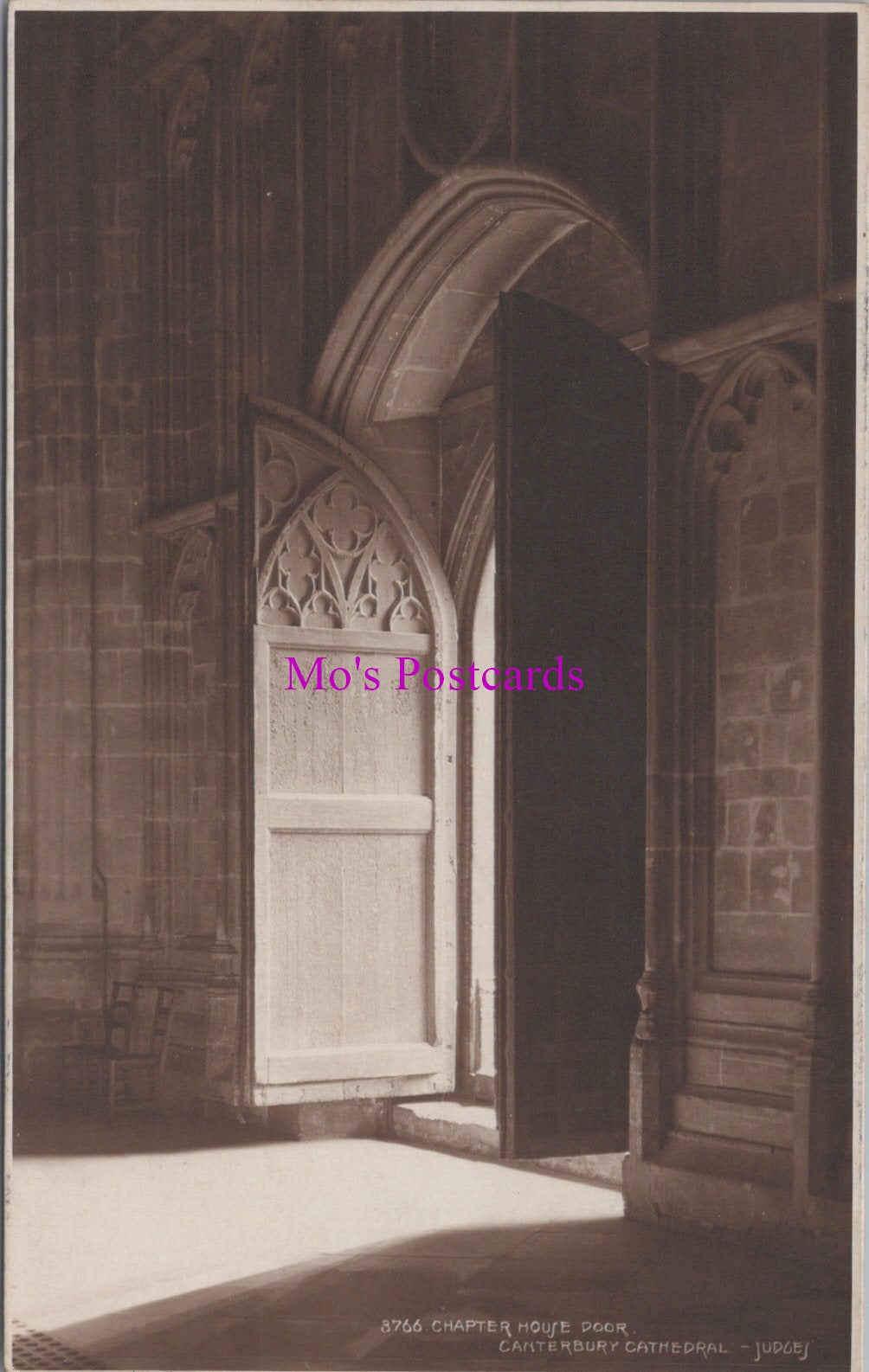 Kent Postcard - Chapter House Door, Canterbury Cathedral  SW15192