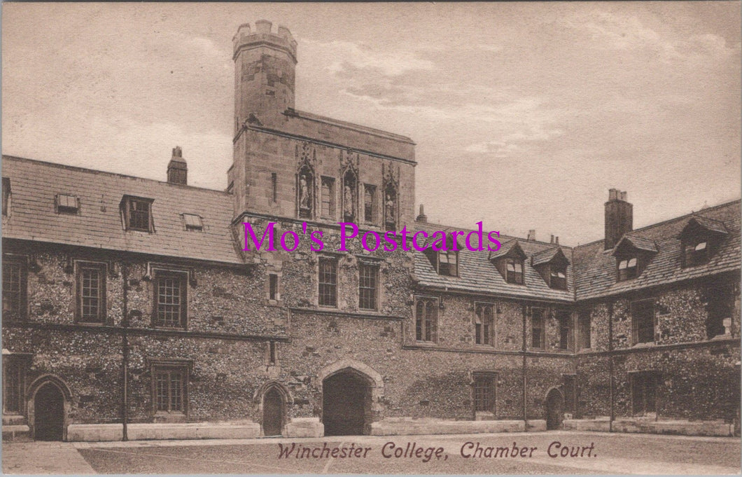 Hampshire Postcard - Winchester College, Chamber Court  SW15197