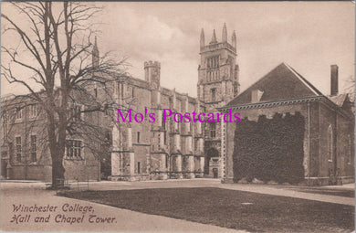 Hampshire Postcard - Winchester College, Hall and Chapel Tower  SW15198