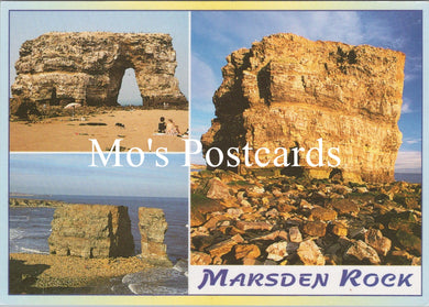 Co Durham Postcard - Marsden Rock, South Shields   SW16596