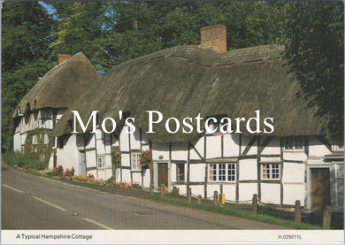 Hampshire Postcard - Wherwell, Andover, Typical Hampshire Cottage  SW16626