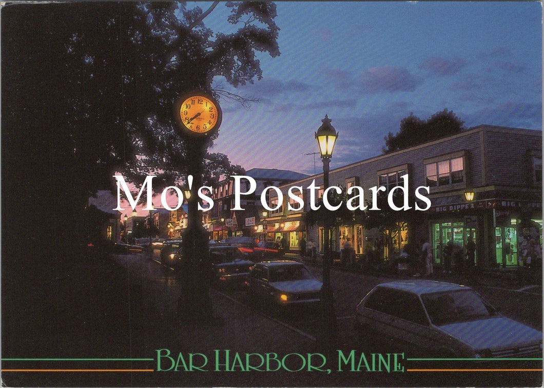 America Postcard - Bar Harbor at Dusk, Maine  SW16639