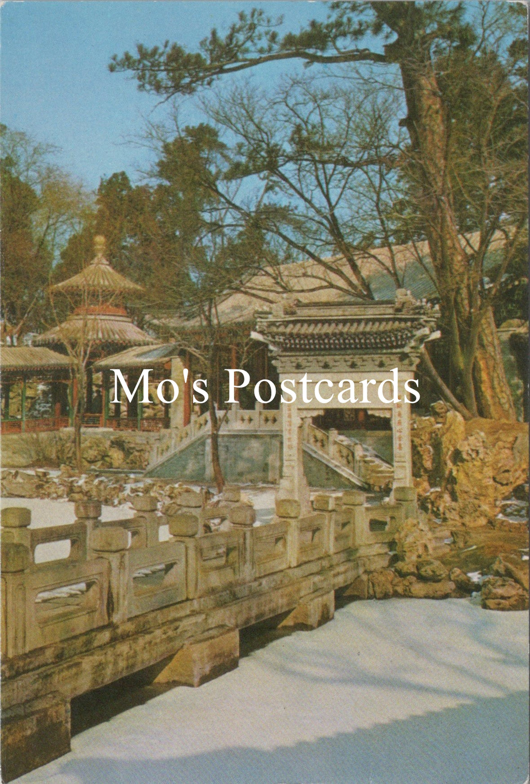 China Postcard - Winter in The Garden of Harmonious Interests, Summer Palace  SW16642