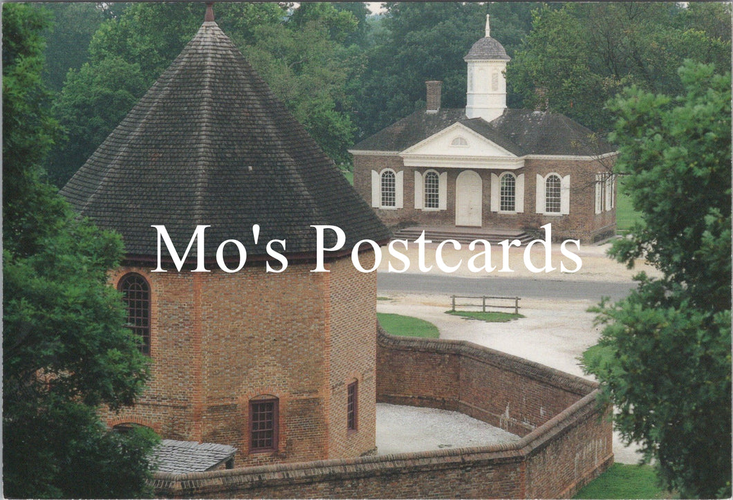 America Postcard - Courthouse and Magazine, Colonial Williamsburg  SW16709