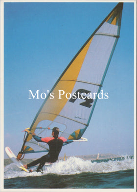 Sports Postcard - Windsurfing, Port Eynon Bay, Gower  SW16760