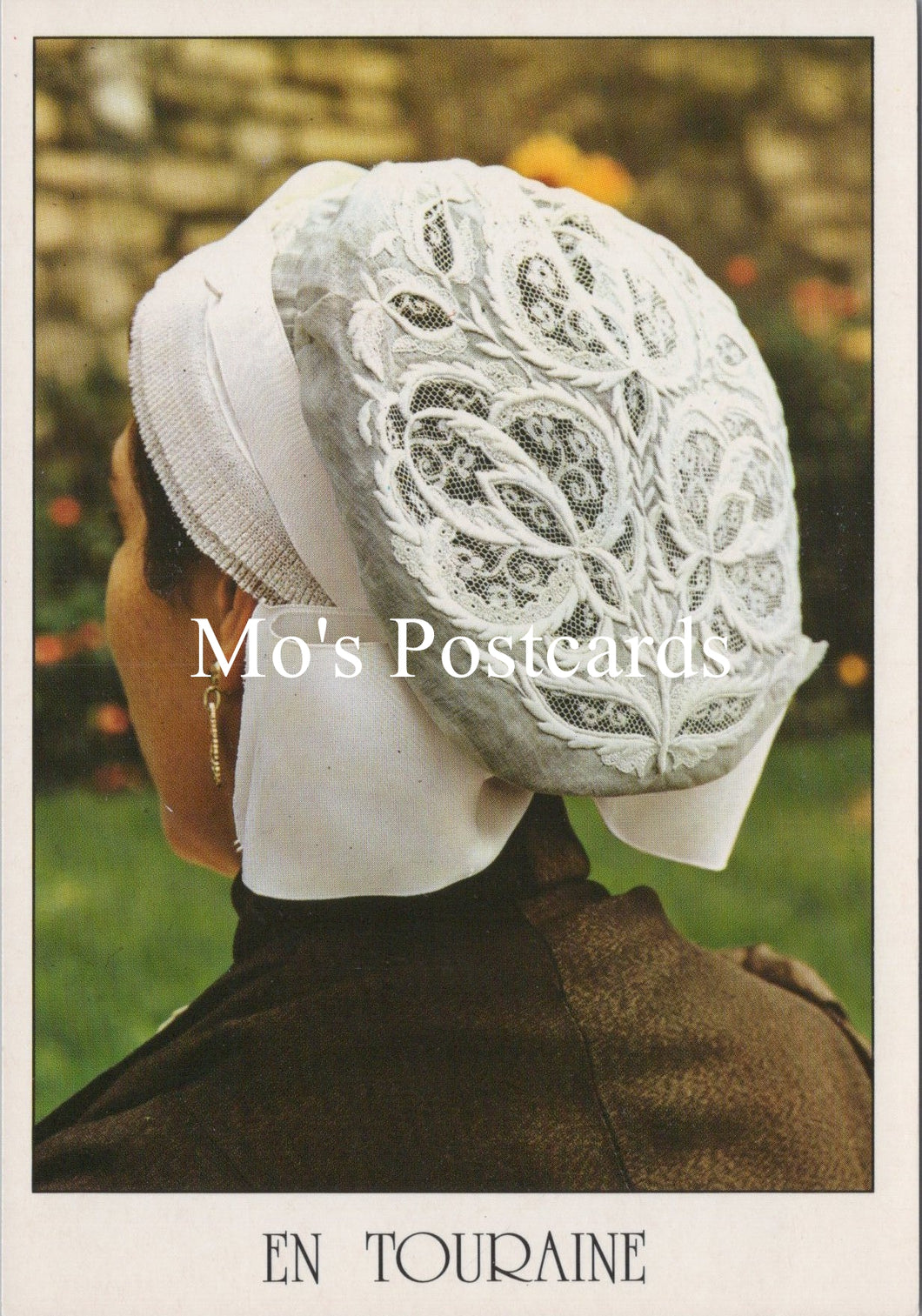 Fashion Postcard - Coiffe Tourangelle, Bonnet Brode   SW16766