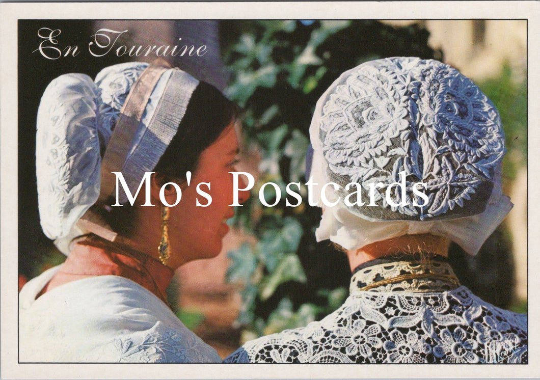 Fashion Postcard - Coiffe Tourangelle, Bonnets Brodes   SW16767