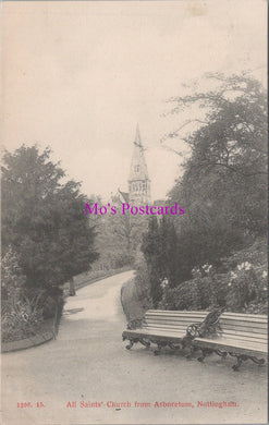 Nottinghamshire Postcard - Nottingham, All Saints Church From Arboretum   SW15800