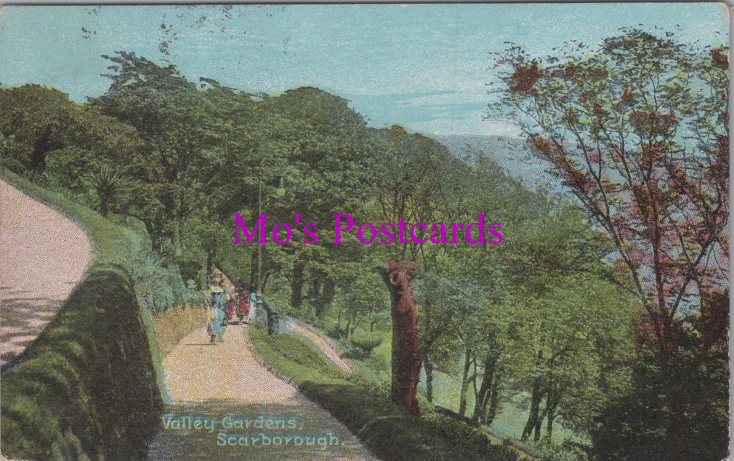 Yorkshire Postcard - Valley Gardens, Scarborough  SW15804