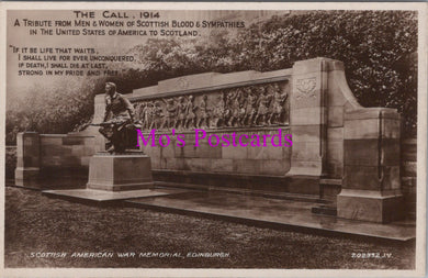 Scotland Postcard - Scottish American War Memorial, Edinburgh  SW15822