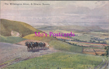 Load image into Gallery viewer, Sussex Postcard - The Wilmington Giant and Downs   SW15830
