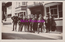 Load image into Gallery viewer, Unknown Location Postcard -  Group of Suited Men Posing   SW15836
