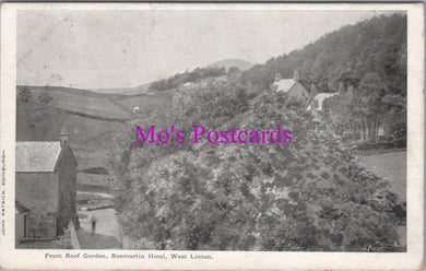 Scotland Postcard - Roof Garden, Raemartin Hotel, West Linton  SW15841