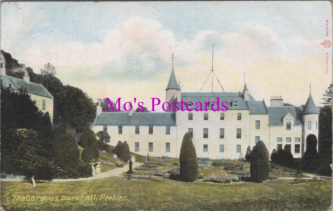 Scotland Postcard - The Gardens, Darnhall, Peebles   SW15844