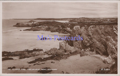 Cornwall Postcard - Newquay, The Cliffs and Trevelgue Head  SW13870