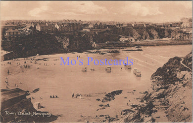 Cornwall Postcard - Newquay, Town Beach   SW13873