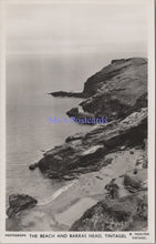 Load image into Gallery viewer, Cornwall Postcard - Tintagel Beach and Barras Head  SW13846
