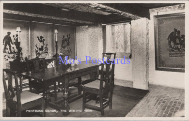 Cornwall Postcard - Penfound Manor, The Dining Room  SW13848