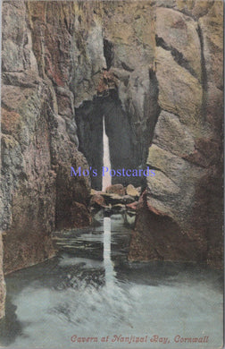 Cornwall Postcard - Cavern at Nanjizal Bay  SW13855